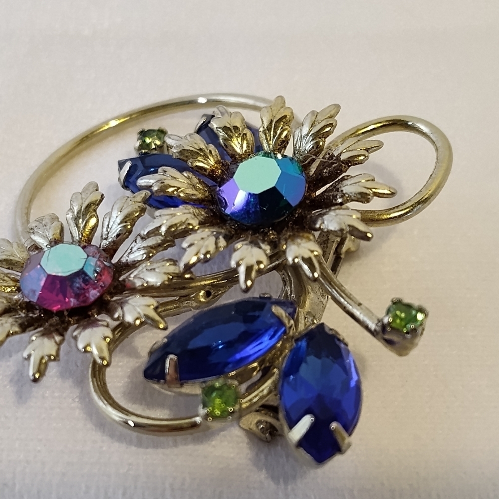 Vintage Uranium Flower Brooch HANDMADE - Picture 4 of 6